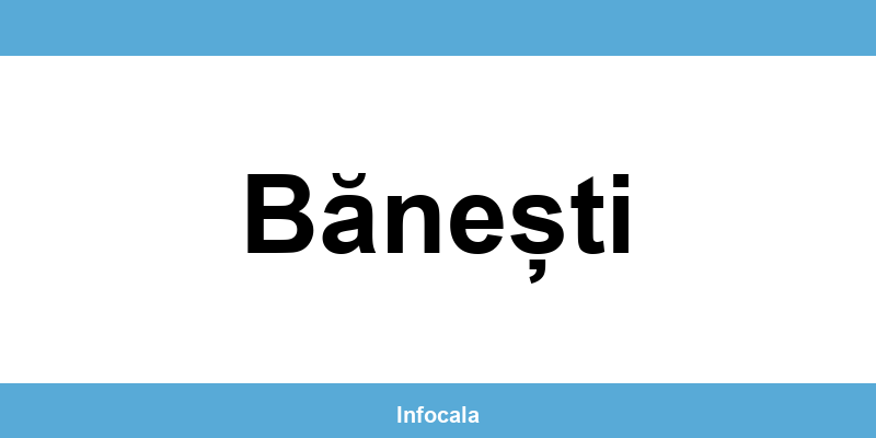 Poliția Locală Bănești – contact și telefon